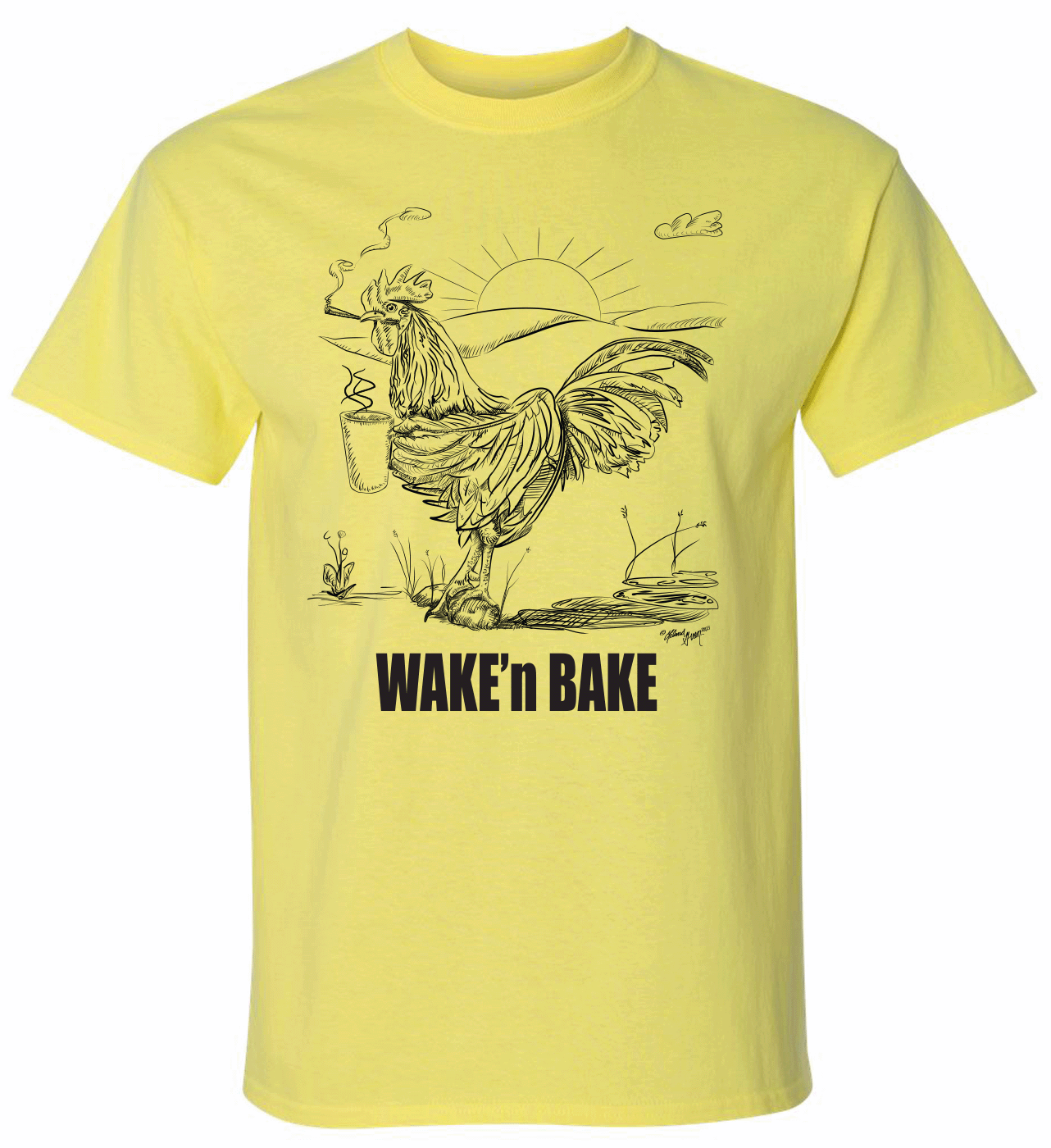 "Wake 'n Bake" Adult Tee